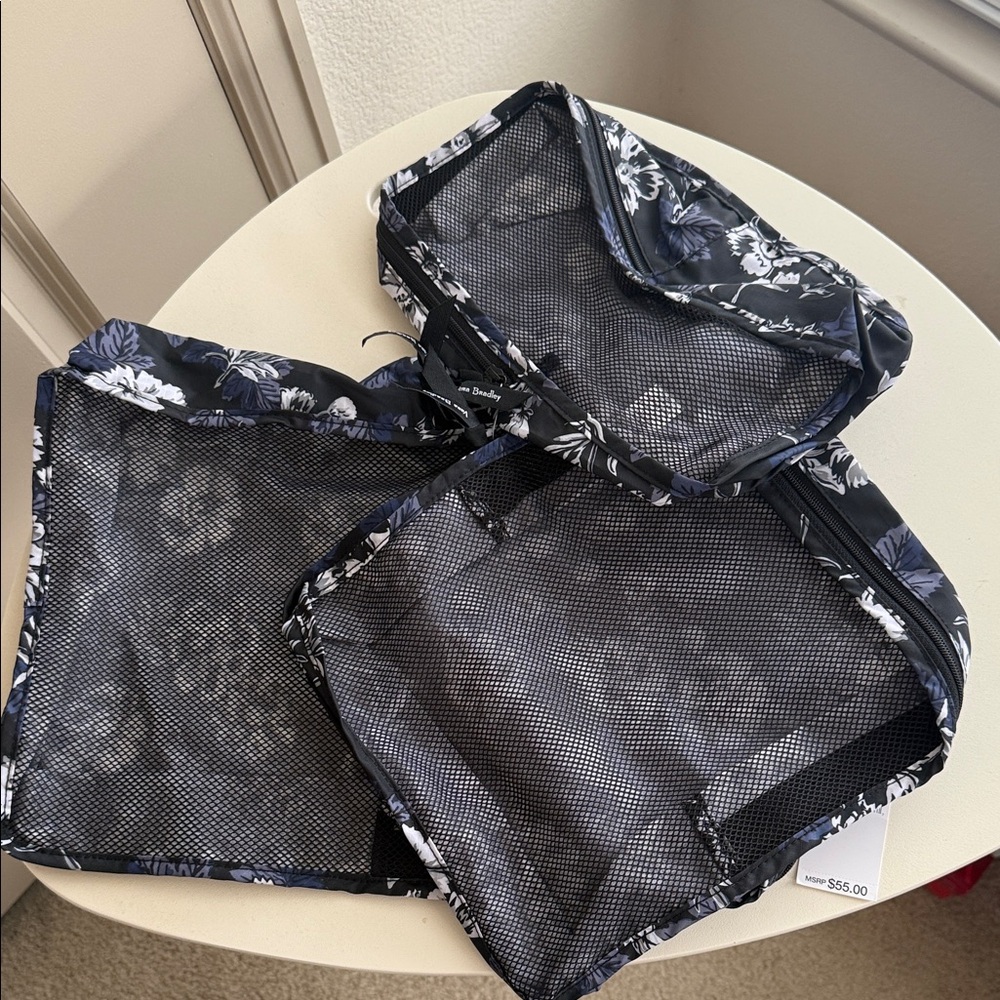 Vera Bradley Set of 3 Packing Cubes - NWT